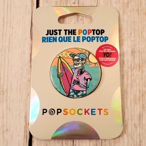 PopSocket | Interchangable Top, PopTop, Skeleton Surfer